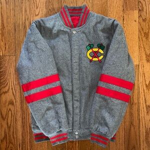 Chicago Blackhawks Jeff Hamilton Reversible Jacket Size Small